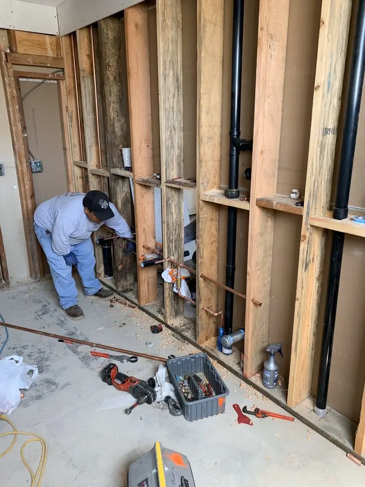 Commercial rough-in plumbing for Commercial Plumbing in Downtown Fort Meade